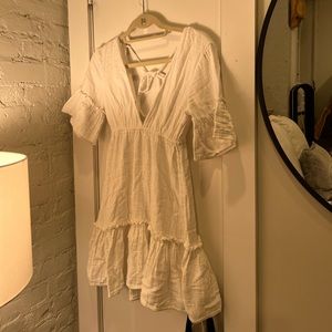 White Billabong Cover Up, Size Small